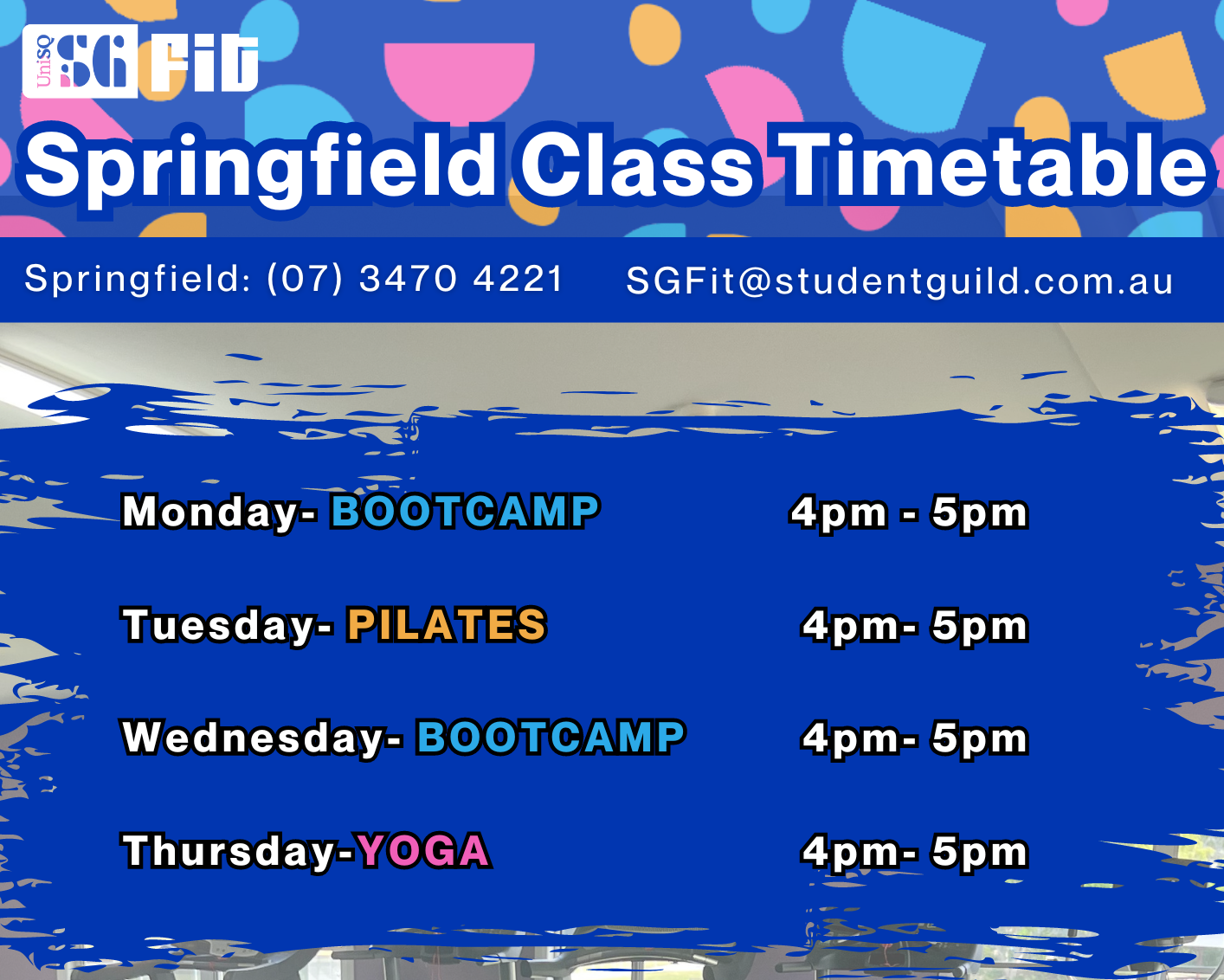 UniSQ Springfield Fit Classes